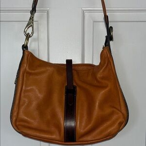 Coronado Concealed Carry Two-Toned Leather Shoulder Bag
